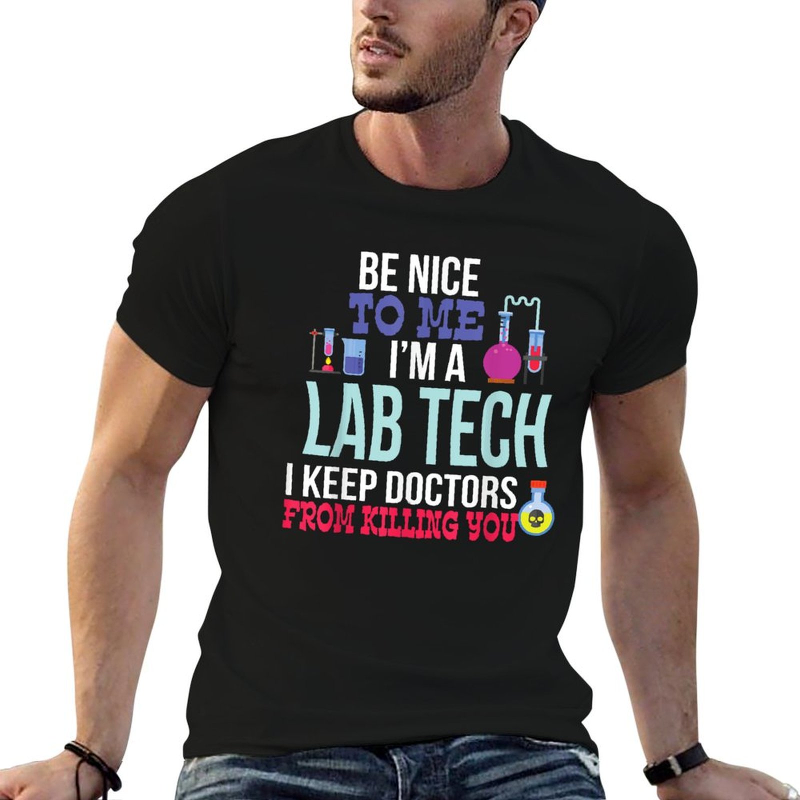 Medical Lab Technician - Camiseta engraçada para técnico de laboratório