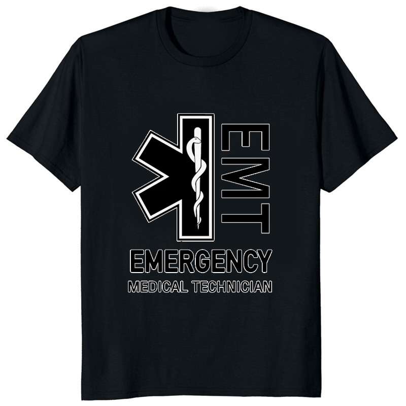 Medical Lab Technician - Emt Emergency Médico Técnico Impresso Camiseta,