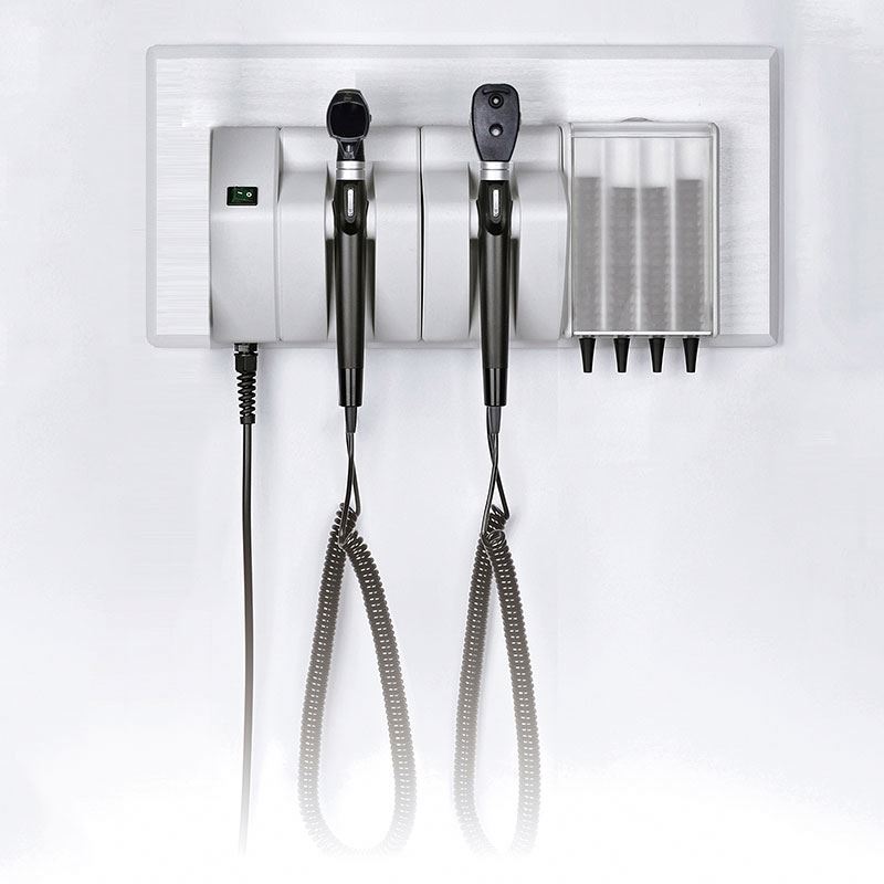 Otoscope Ophthalmoscope Set - Kit de diagnóstico otorrinolaringológico 2025 montado