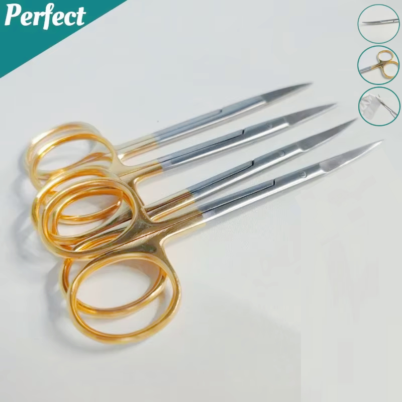 Medical Lab Science - Tesoura cirúrgica dentária, 5 peças, ponta