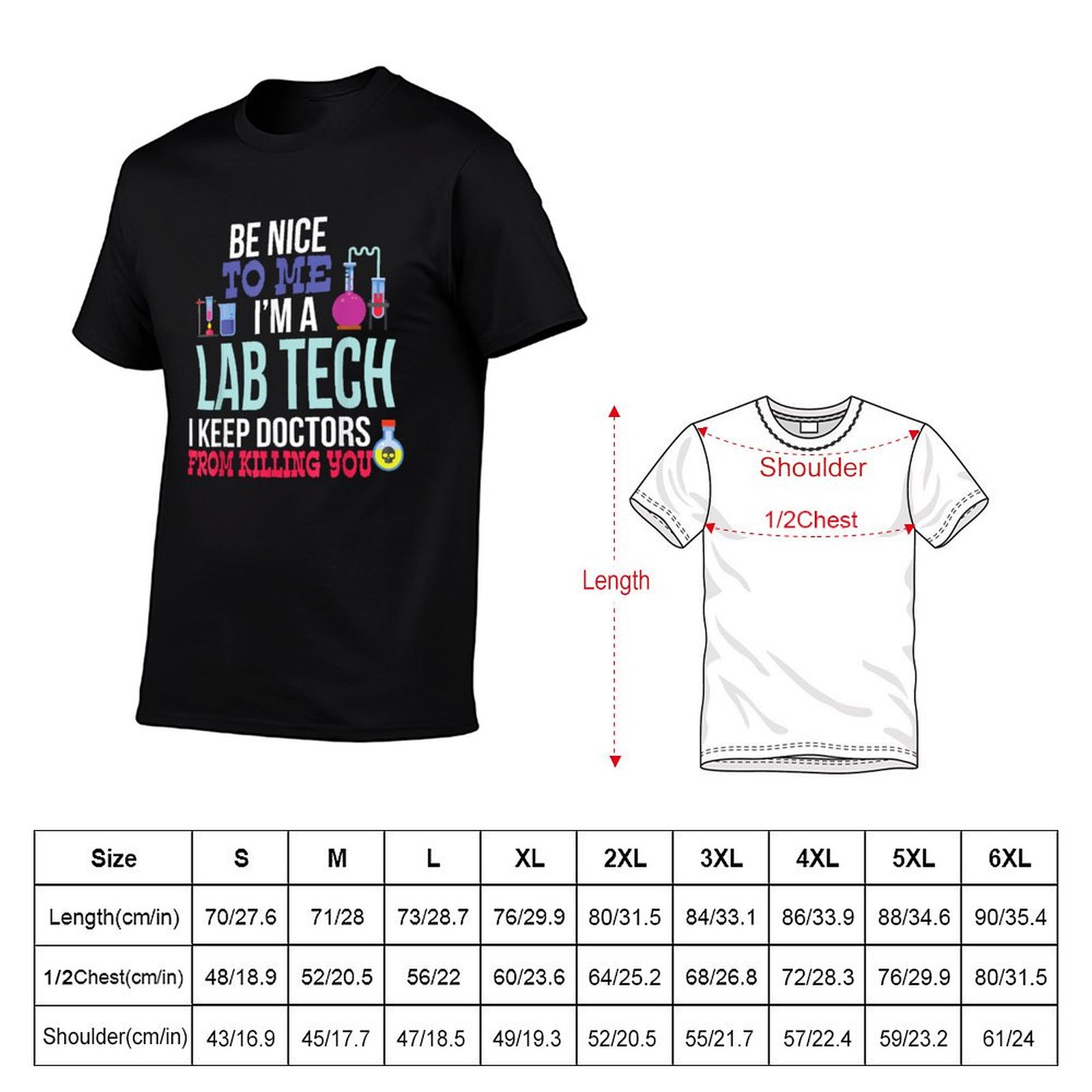 Camiseta engraçada para técnic - Medical Lab Technician avaliação e preço
