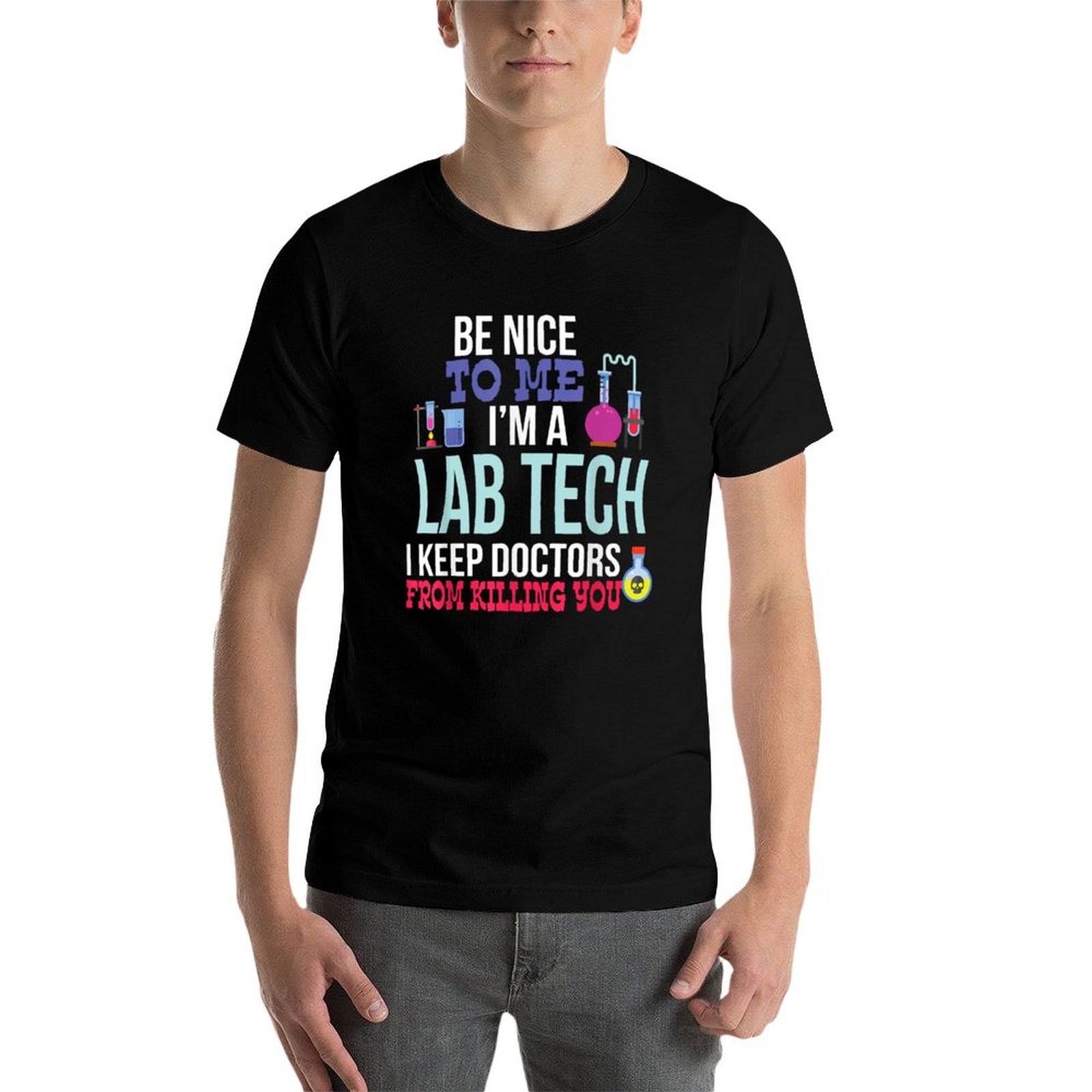 Camiseta engraçada para técnic - Medical Lab Technician avaliação e preço