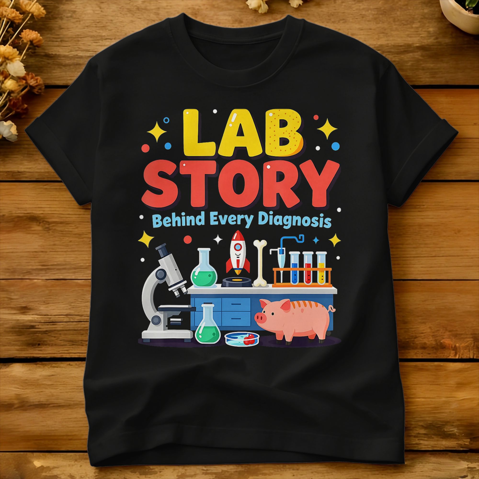 Camisetas masculinas da equipe - Medical Lab Technician avaliação e preço