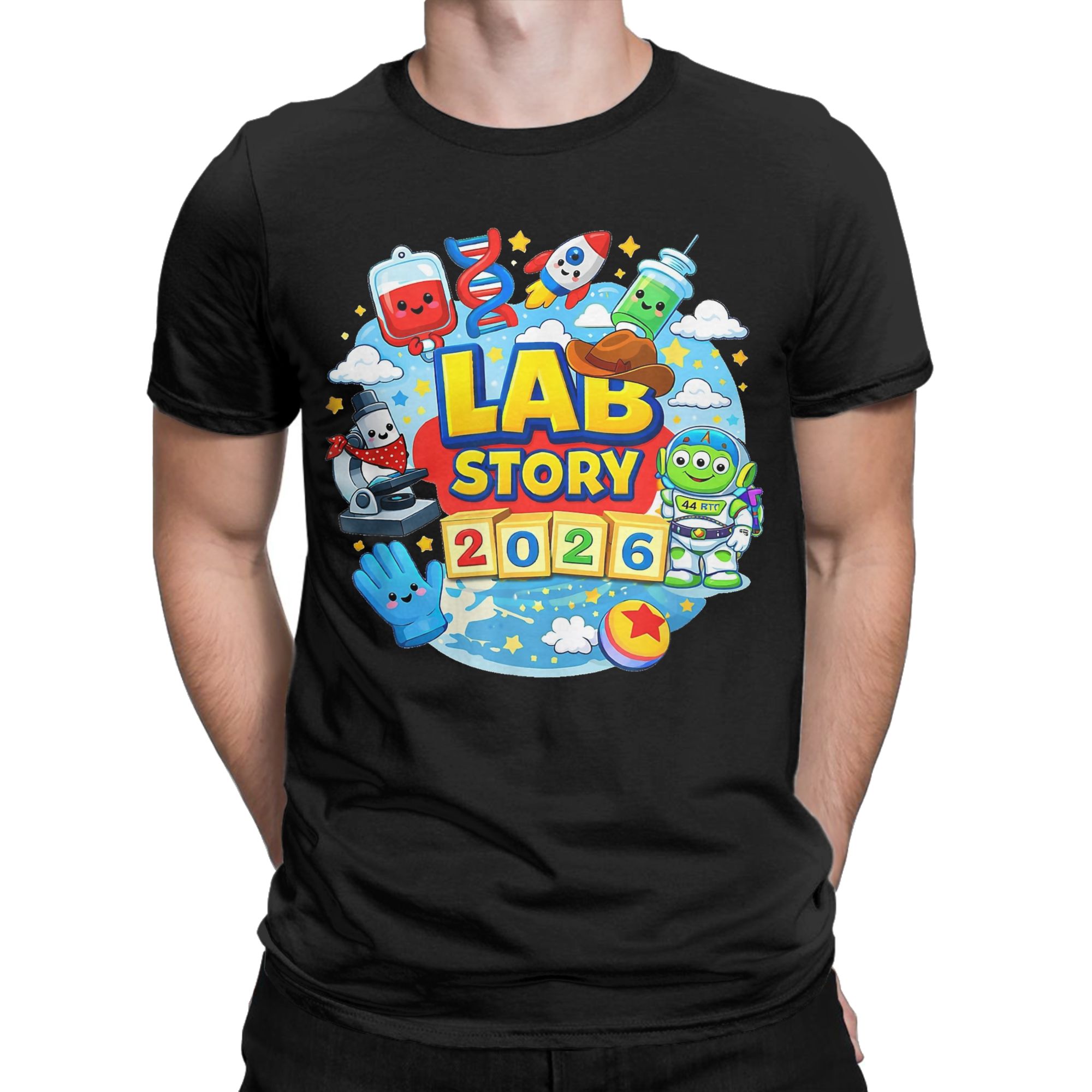 Camiseta Masculina de Algodão  - Medical Lab Technician avaliação e preço