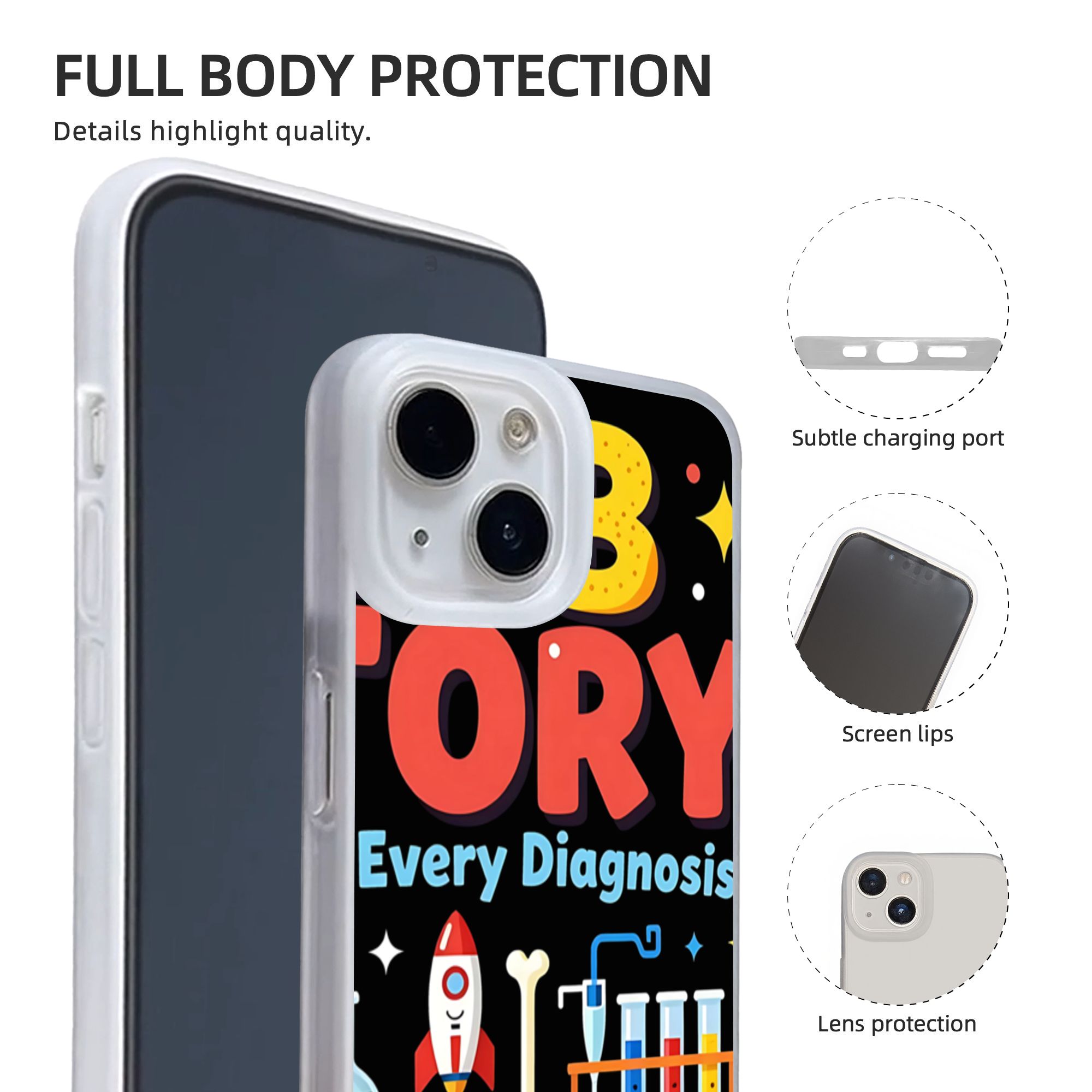 Nova Capa de Celular Antichoqu - Medical Lab Technician avaliação e preço