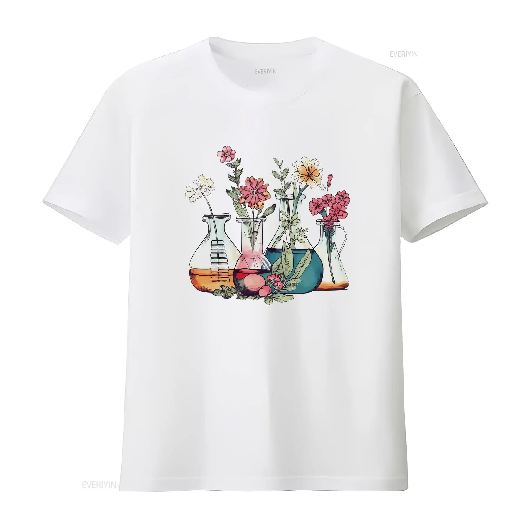 Camiseta de Laboratório Floral - Medical Lab Technician avaliação e preço